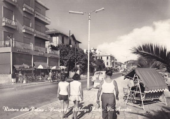 Varigotti Hotel Nik Skimpy Summer Fashion Italian Real Photo Postcard