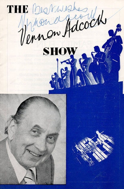 Vernon Adcock Alberto Semprini Black & White Minstrels Signed Theatre Programme