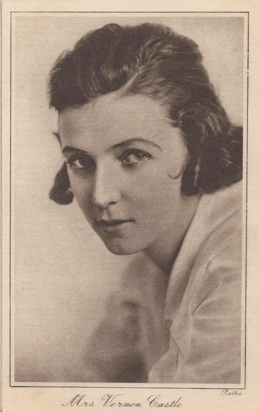 Vernon Castle Silent Movie Film Star Actress PB Rare Postcard