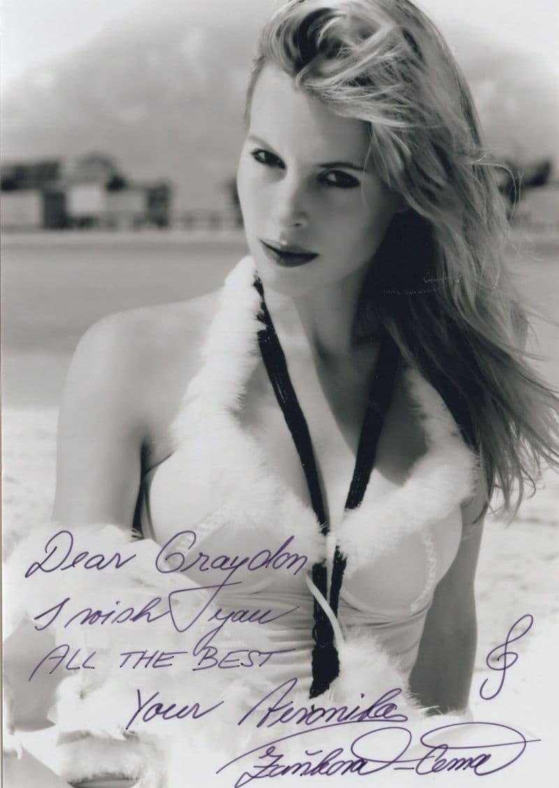 Veronika Zankova Czech Film Music Composer Hand Signed Photo