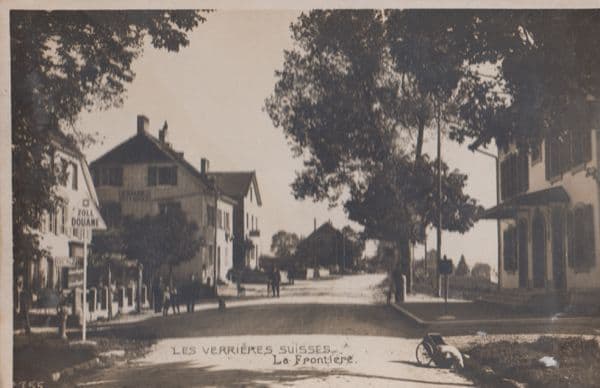 Verrieres Swisses Swiss Vintage Switzerland Postcard