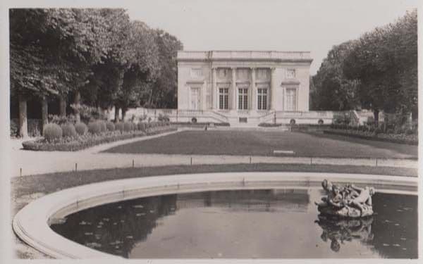Versailles Petit Trianon Palace Little Vintage Real Photo French Postcard
