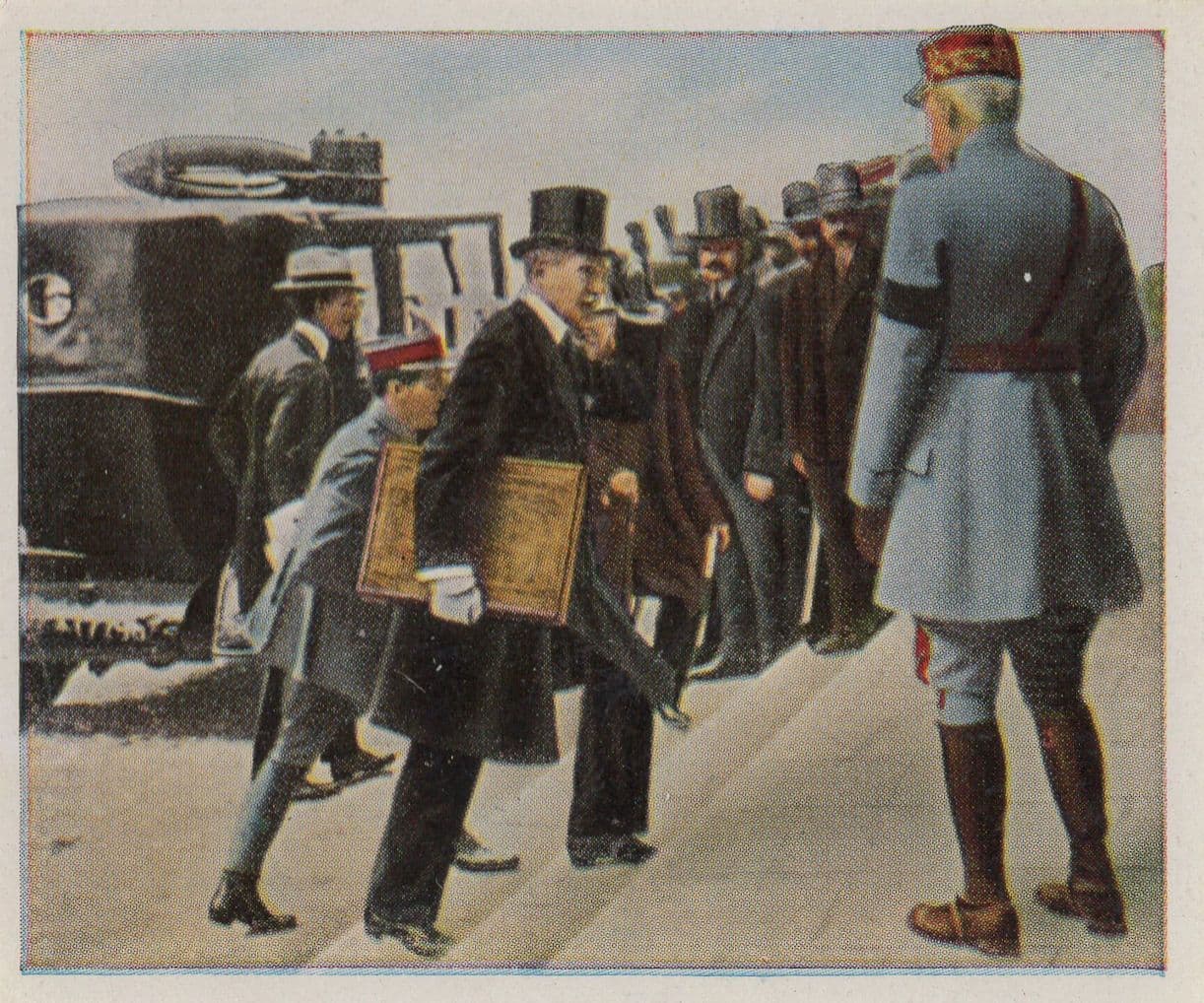 Versailles Treaty Of March 1919 Germany Military Cigarette Card