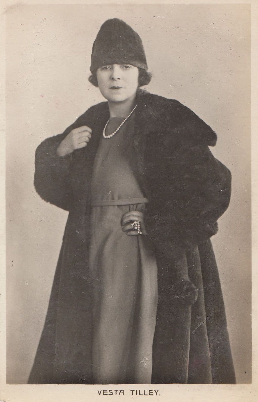 Vesta Tilley Vintage Postcard