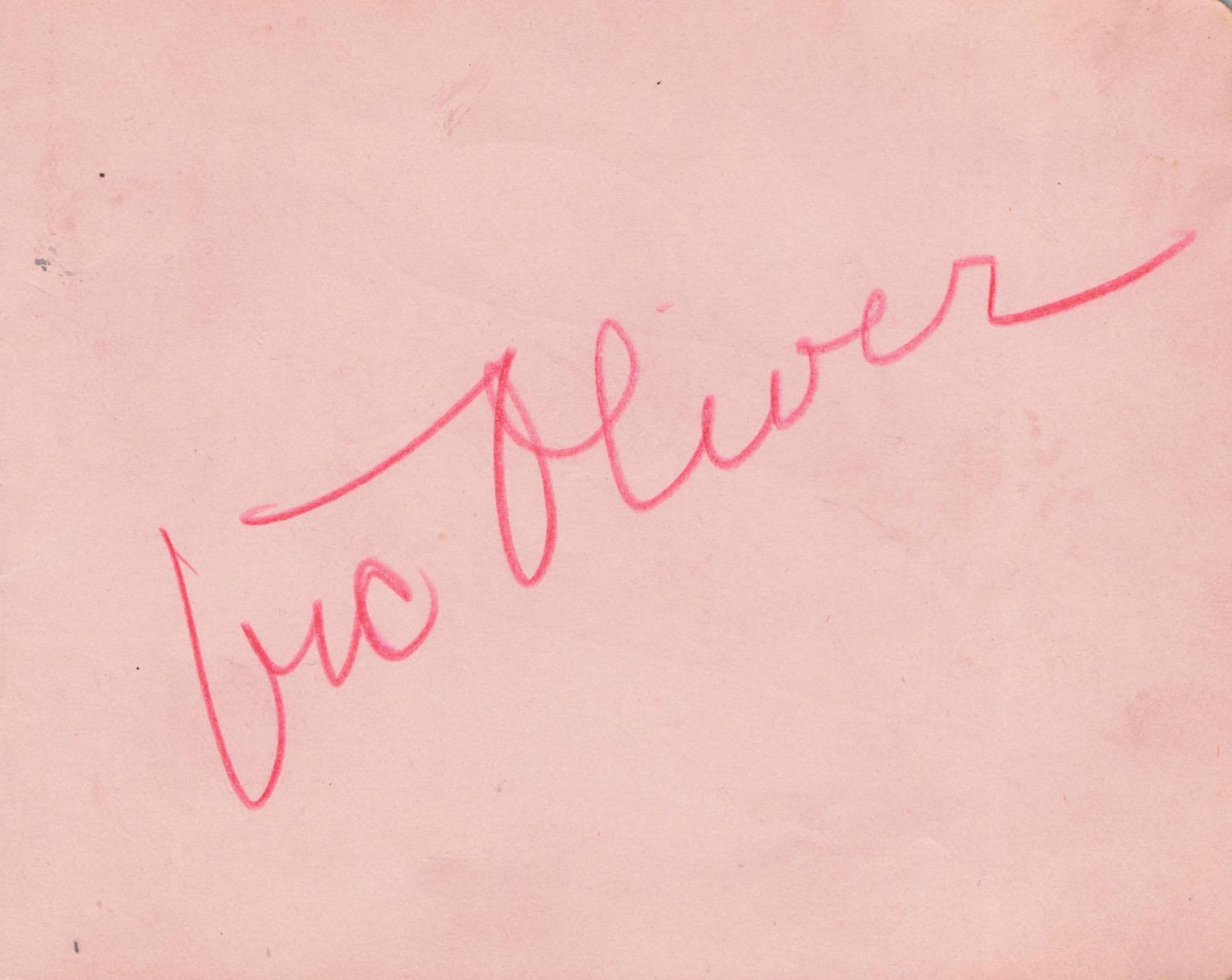 Vic Oliver Austrian Actor Double Old Hand Signed Autograph Page