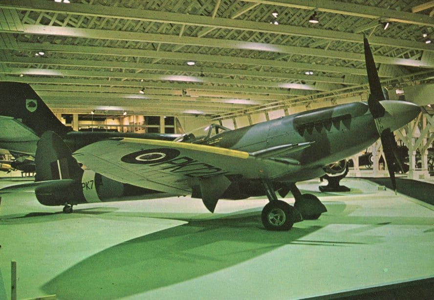 Vickers Armstrong Supermarine Spitfire F24 PK724 Plane POstcard