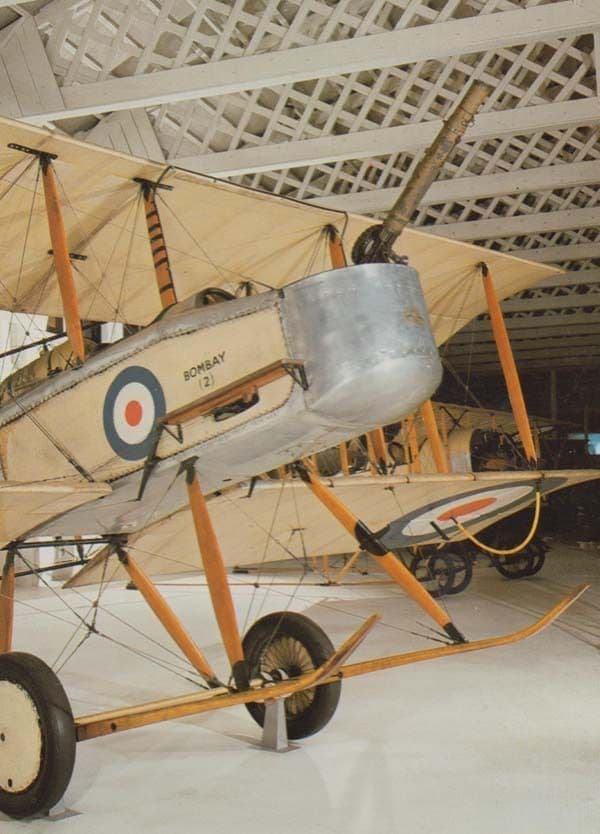 Vickers VBS Gunbus 2345 Gnome Military War WW2 Plane Aircraft Photo Postcard