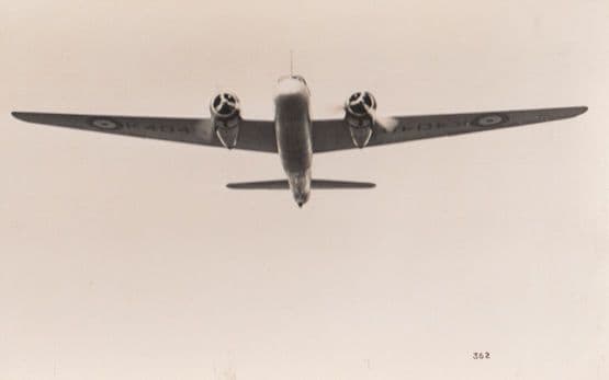 Vickers Wellington British WW2 Plane Military Real Photo WW2 Aircraft Postcard