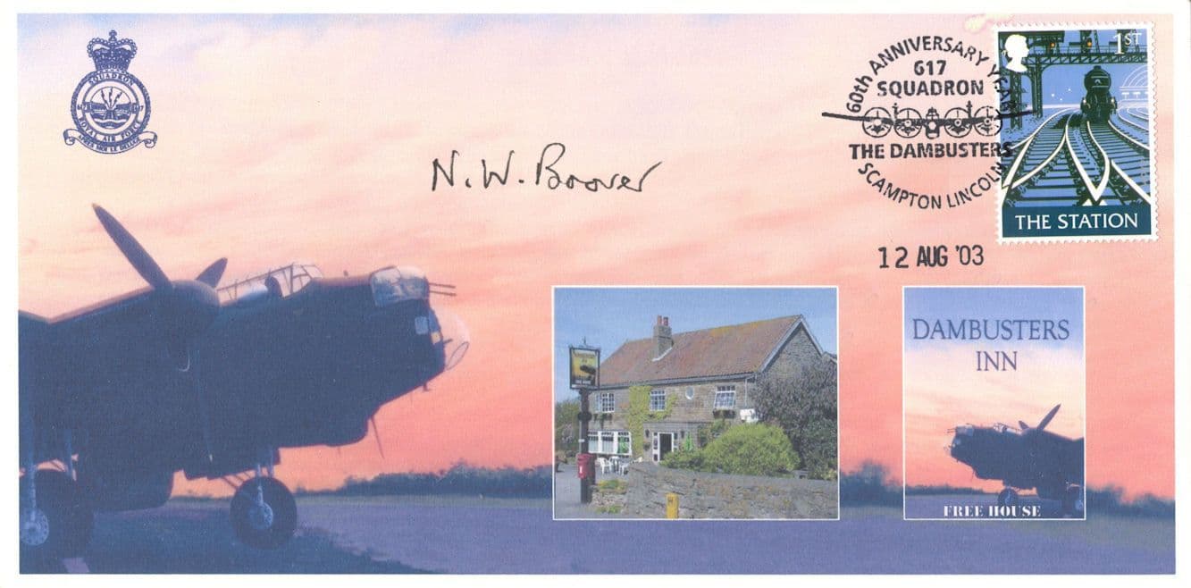 Vickers WW2 Plane Draughtman Dambusters Norman Boorer LTD TO 7 Hand Signed FDC