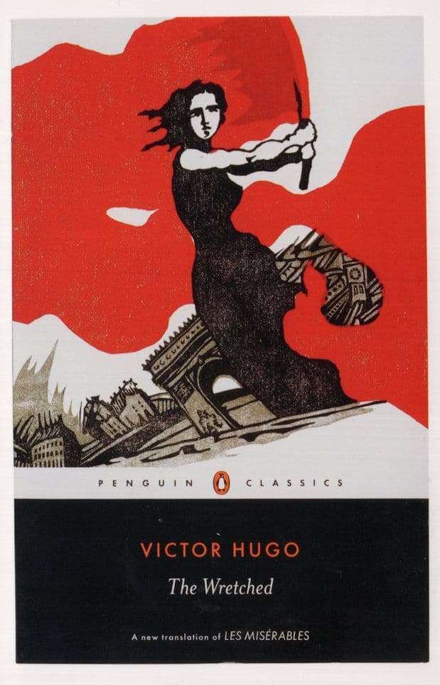 Victor Hugo The Wretched 2012 Book Postcard