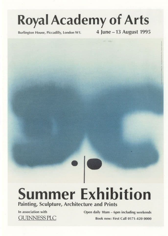Victor Pasmore Beyond The Eye Painting London Art 1995 Exhibition Postcard