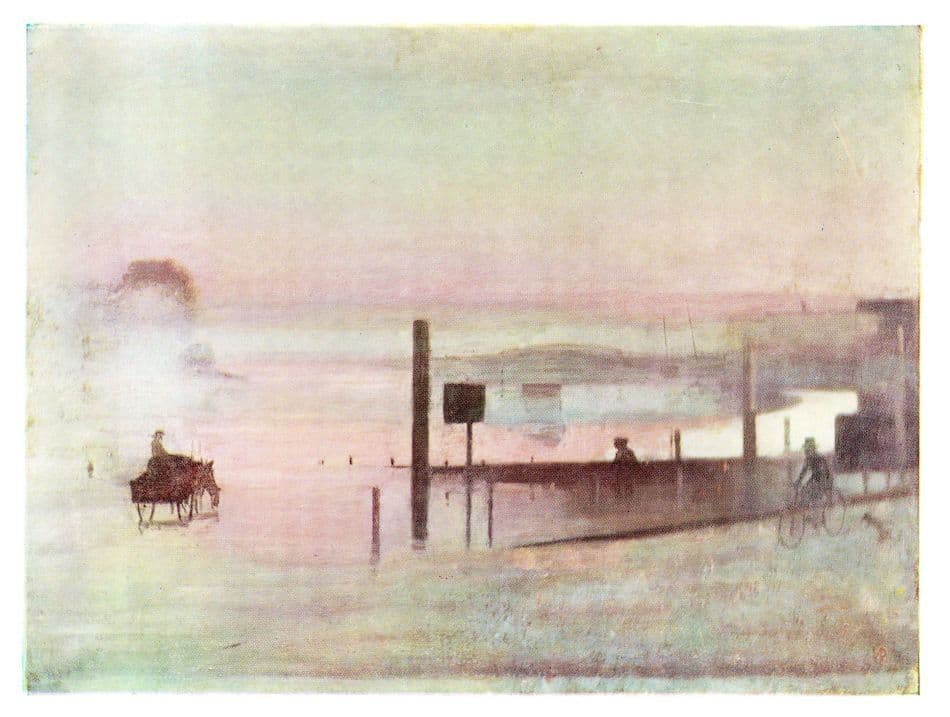 Victor Pasmore The Quiet River Tate Gallery Painting Postcard