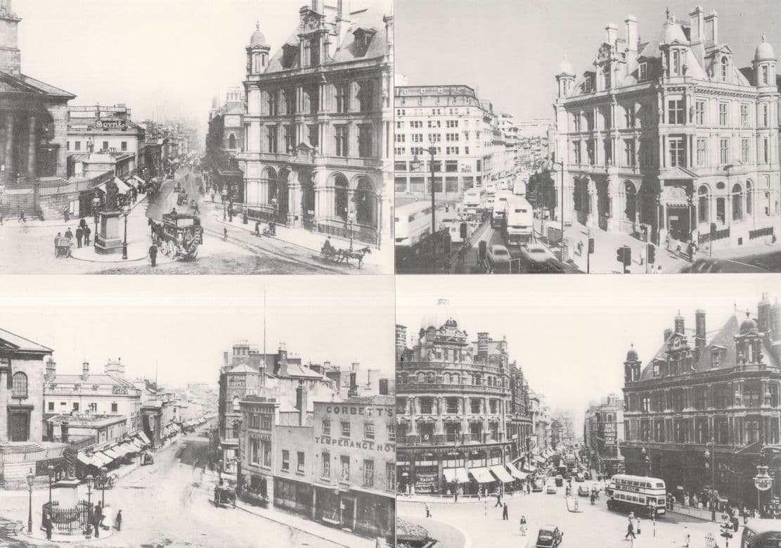 Victoria Square Post Office Birmingham 4x History Postcard s