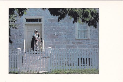 Victorian Stone Shop Kentucky Eleanor Potter Sweeper Postcard