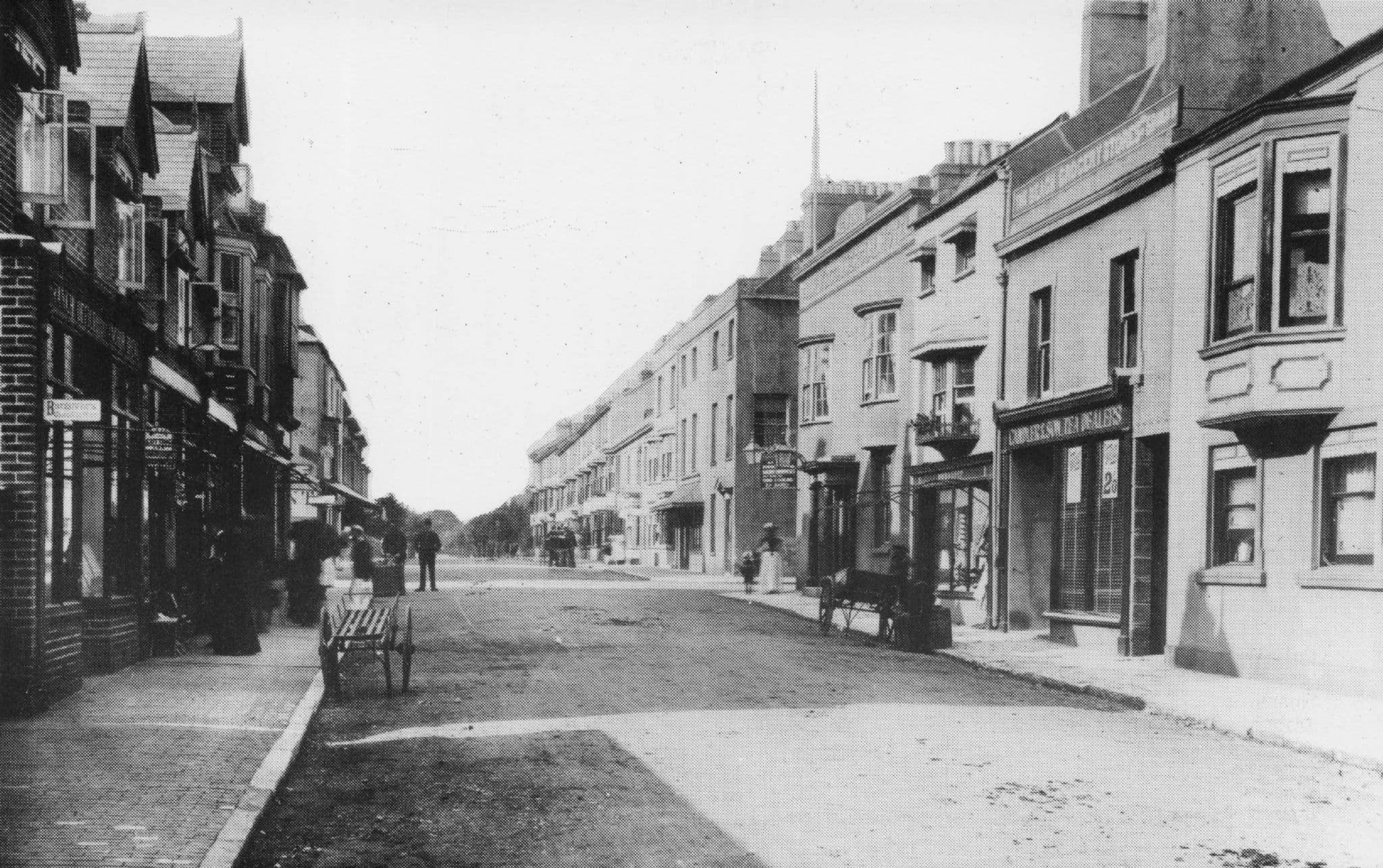 Victorian Tea Dealers Drapers Norfolk Road Littlehampton Sussex Postcard