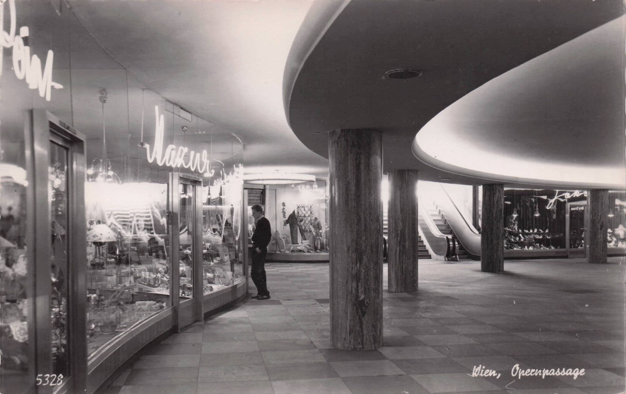 Vienna Opera Passage Subway Underground Wien Old German Postcard