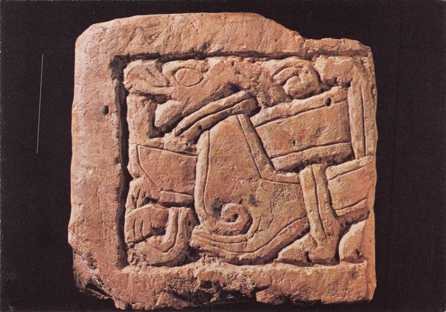 Viking Animal Art York Archaeology Coppergate Excavations Postcard
