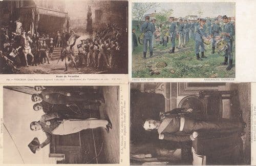 Vinchon Napoleon 4x Military Painting Museum French Old Postcard s