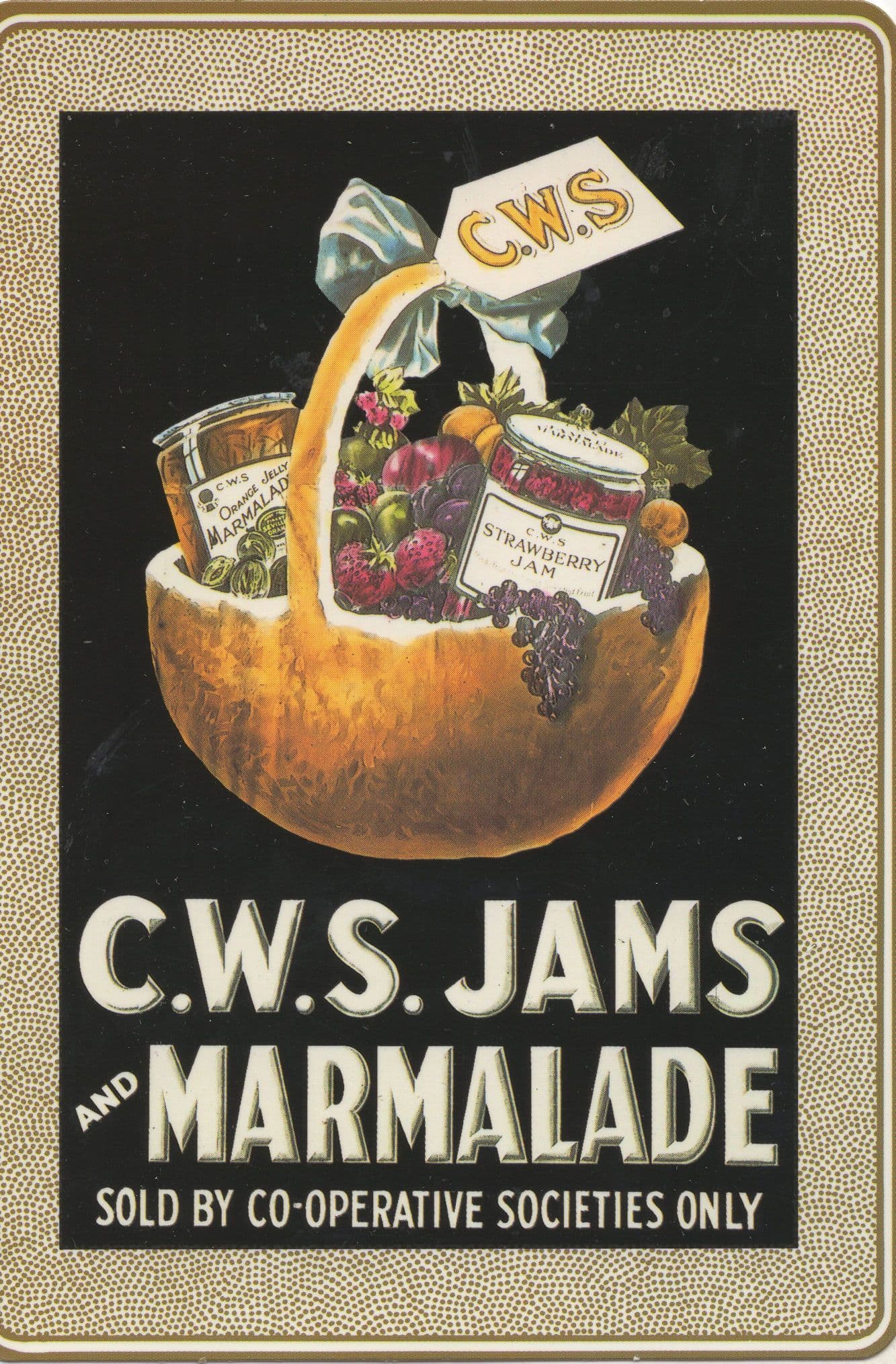 Vintage Jam & Marmalade Co-Operative Society Advertising Postcard