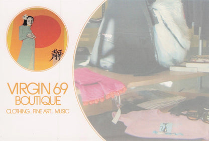 Virgin 69 Boutique San Fransisco Clothing & Music Store Advertising Postcard