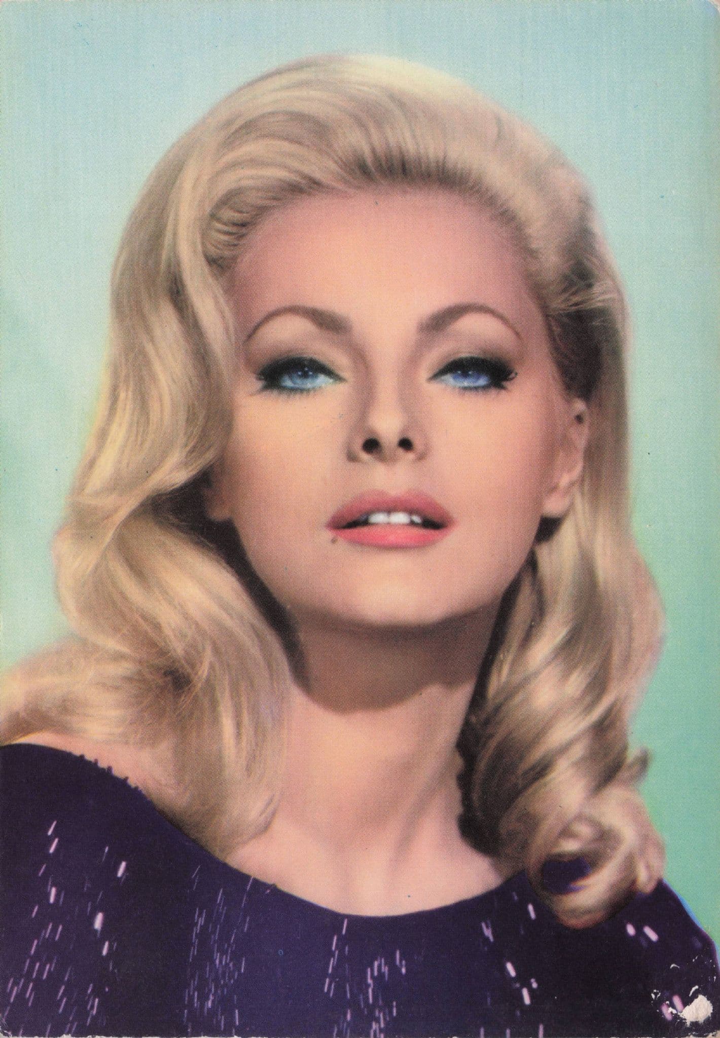 Virna Lisi Vintage 1960s Rare Spanish Postcard