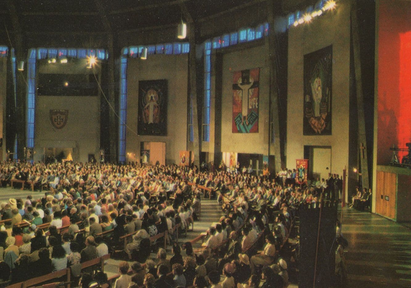 Visit of Pope John Paul II Liverpool Metropolitan Cathedral Postcard