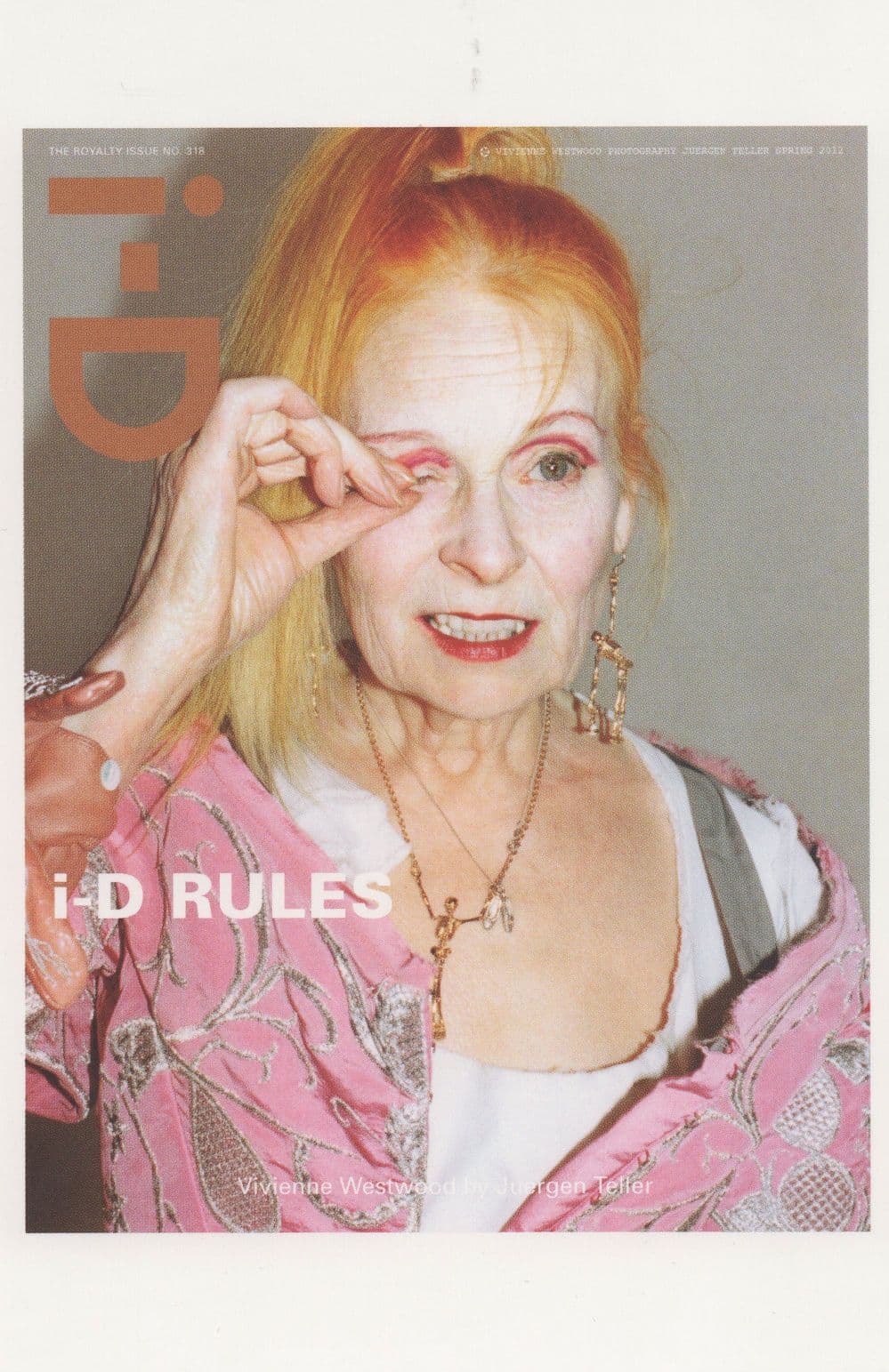 Vivienne Westwood British Fashion Designer Magazine Postcard