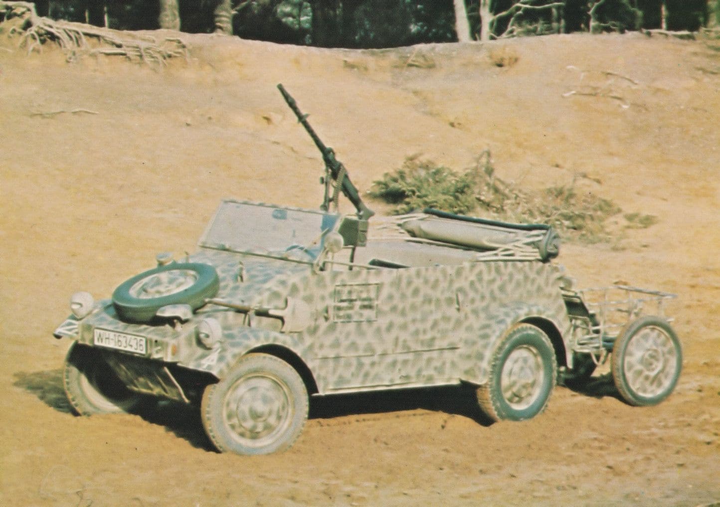 Volkswagen Kubelwagen Tank Postcard