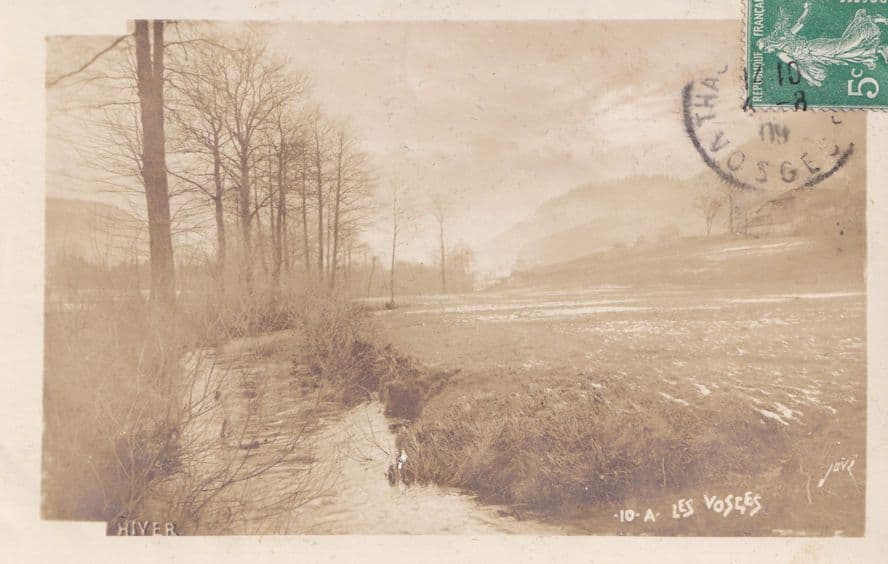 Vosges At Winter French Old Postcard