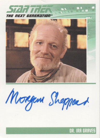 W. Morgan Sheppard as Dr Graves Star Trek Hand Signed Autograph Card