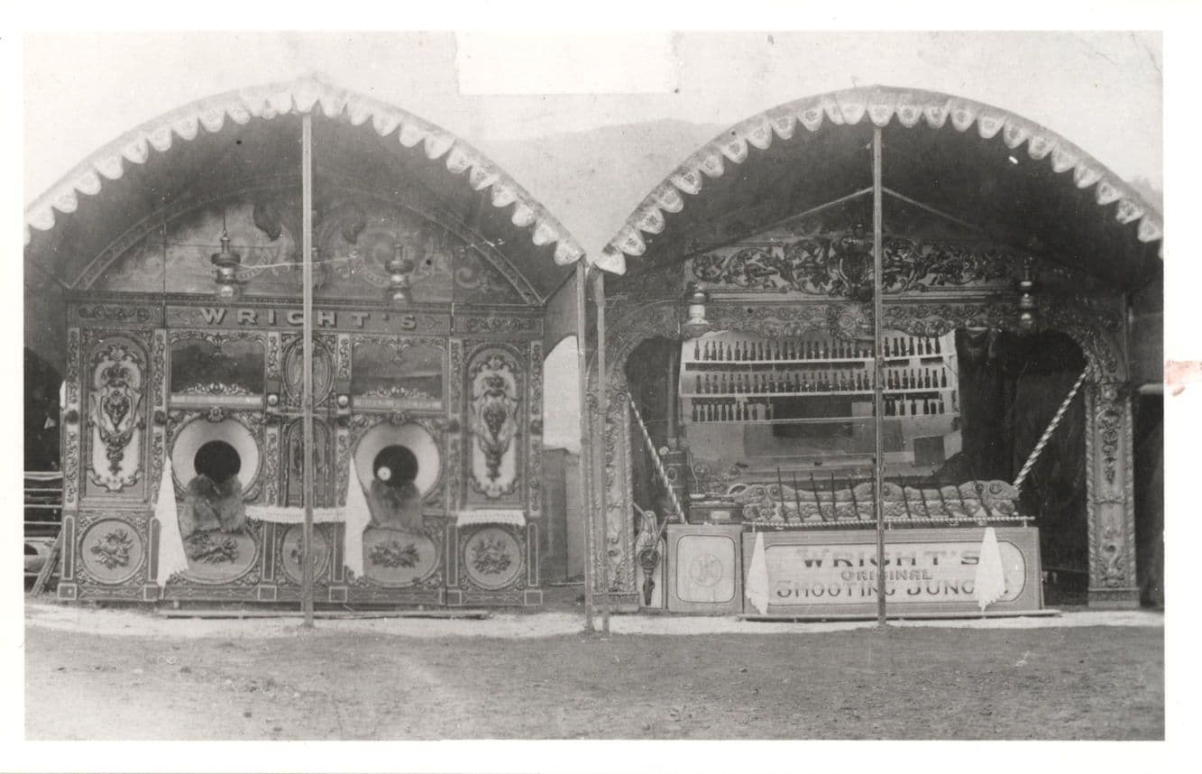 W.Keating Ghost Antique Fairground Organ PB Postcard Photo