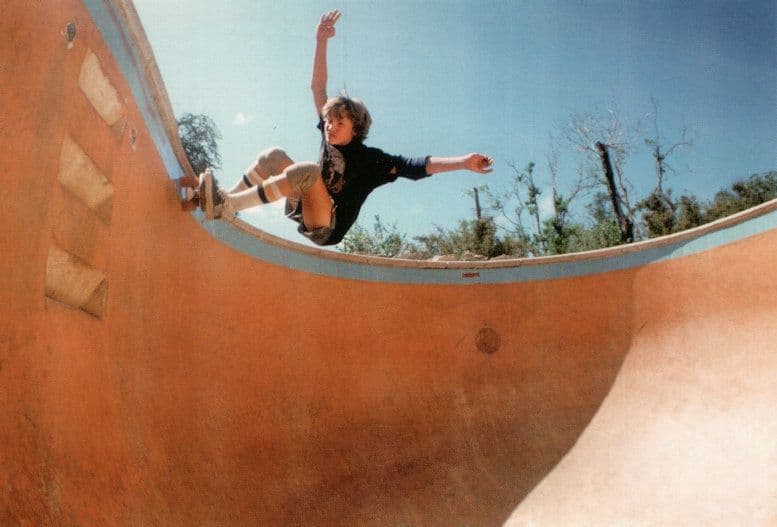 Wall Of Death Boy Skateboarder in Daredevil Leap Plain Back Postcard