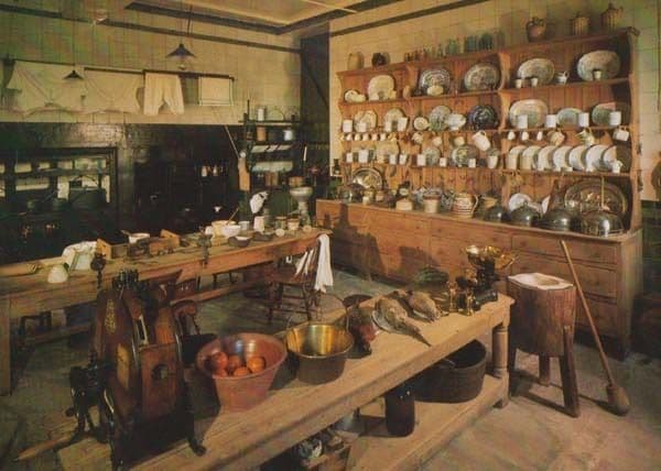 Wallington Northumberland National Trust Building The Kitchen Postcard