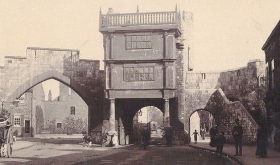 Walmage Bar Police House in 1904 1866 Seige Of York Large Postcard
