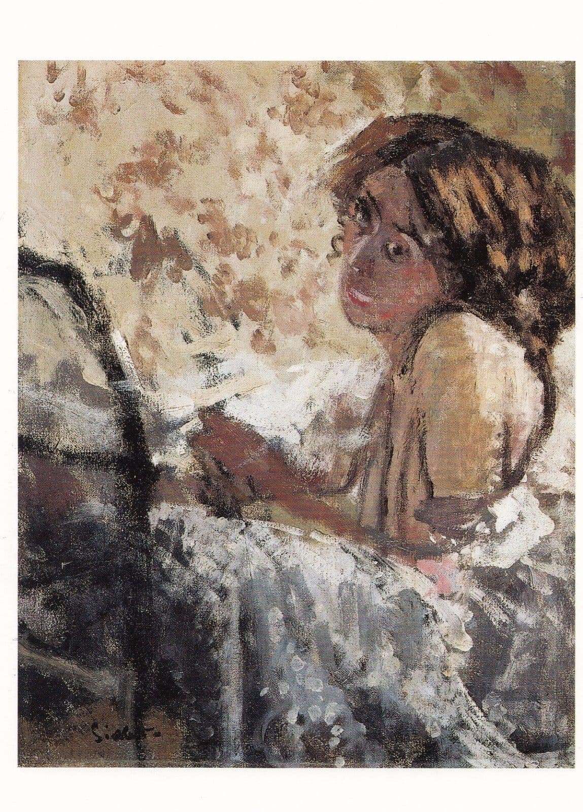 Walter Sickert Oueillade Painting Postcard