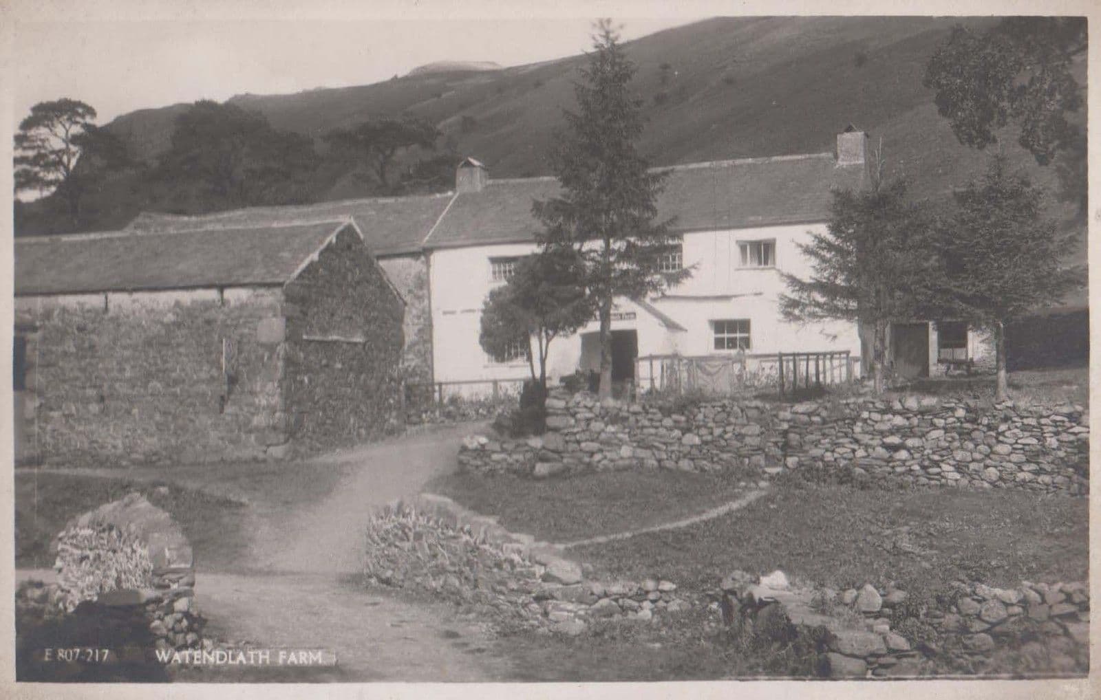 Watendlath Farm Cumbria Antique Postcard