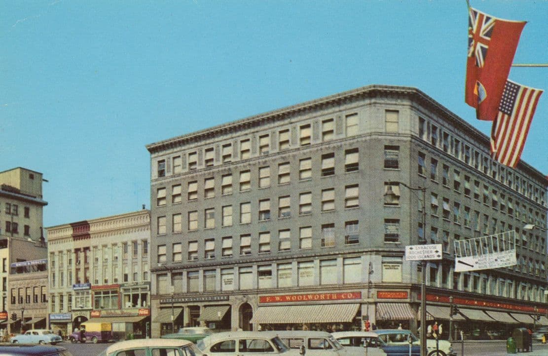 Watertown New York FW American Woolworths USA Postcard