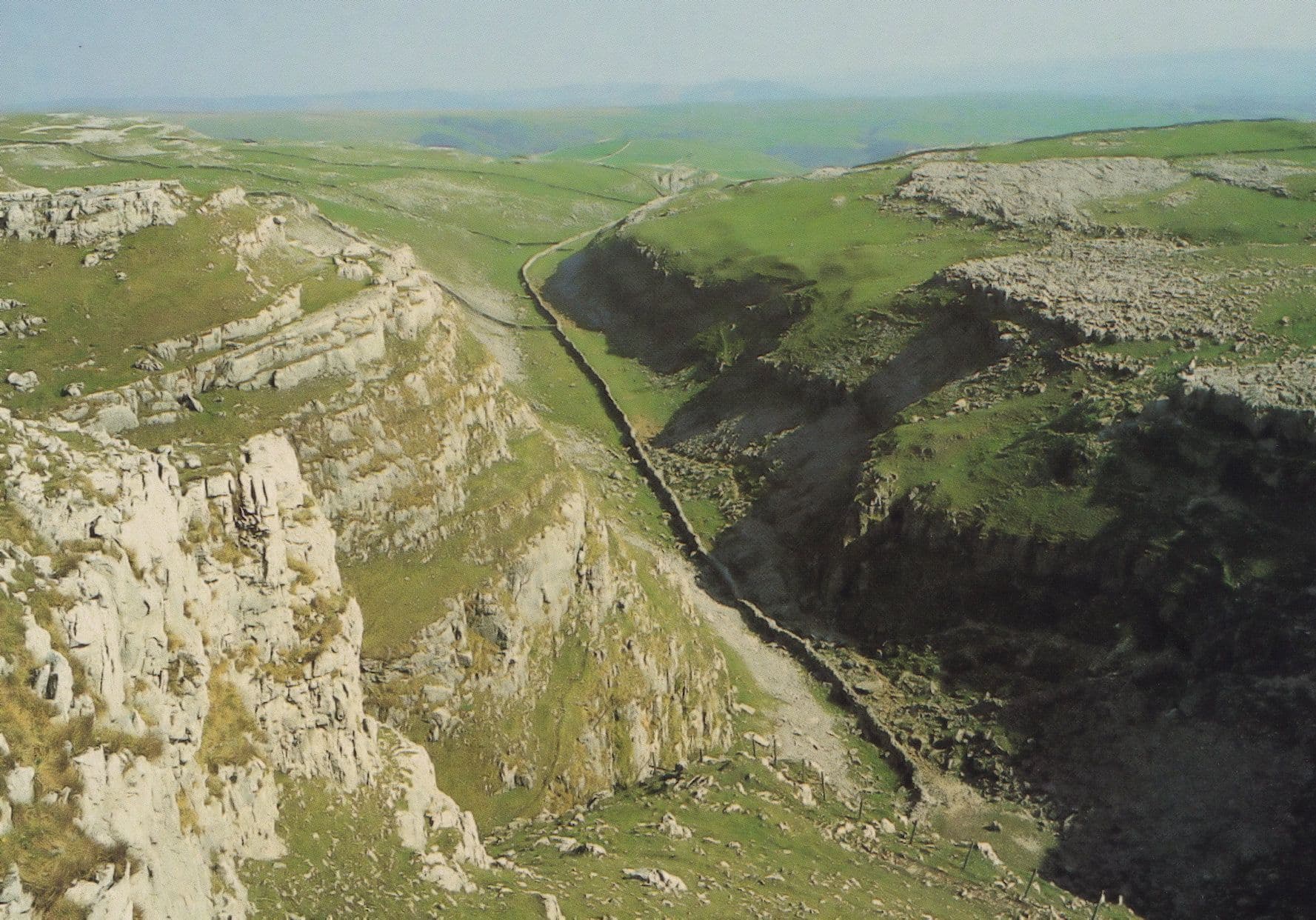 Watlowes Valley Malhamdale Yorkshire Dales National Park Postcard