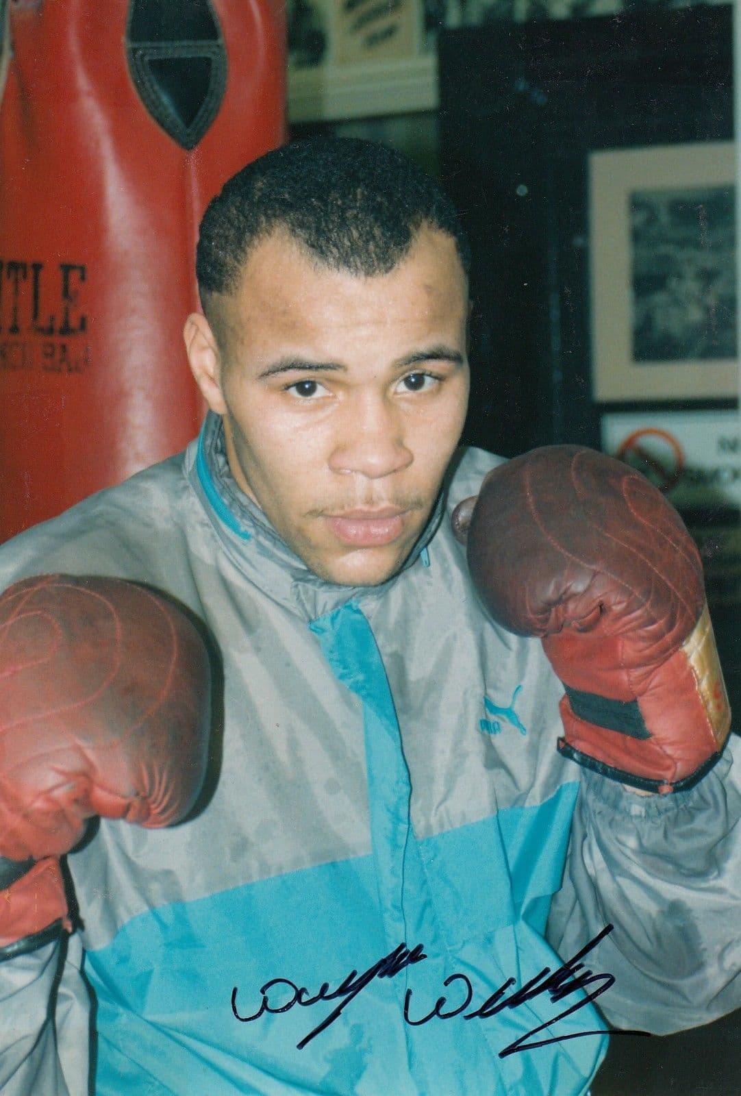 Wayne Weeks Boxer Vintage Autograph Hand Signed Photo