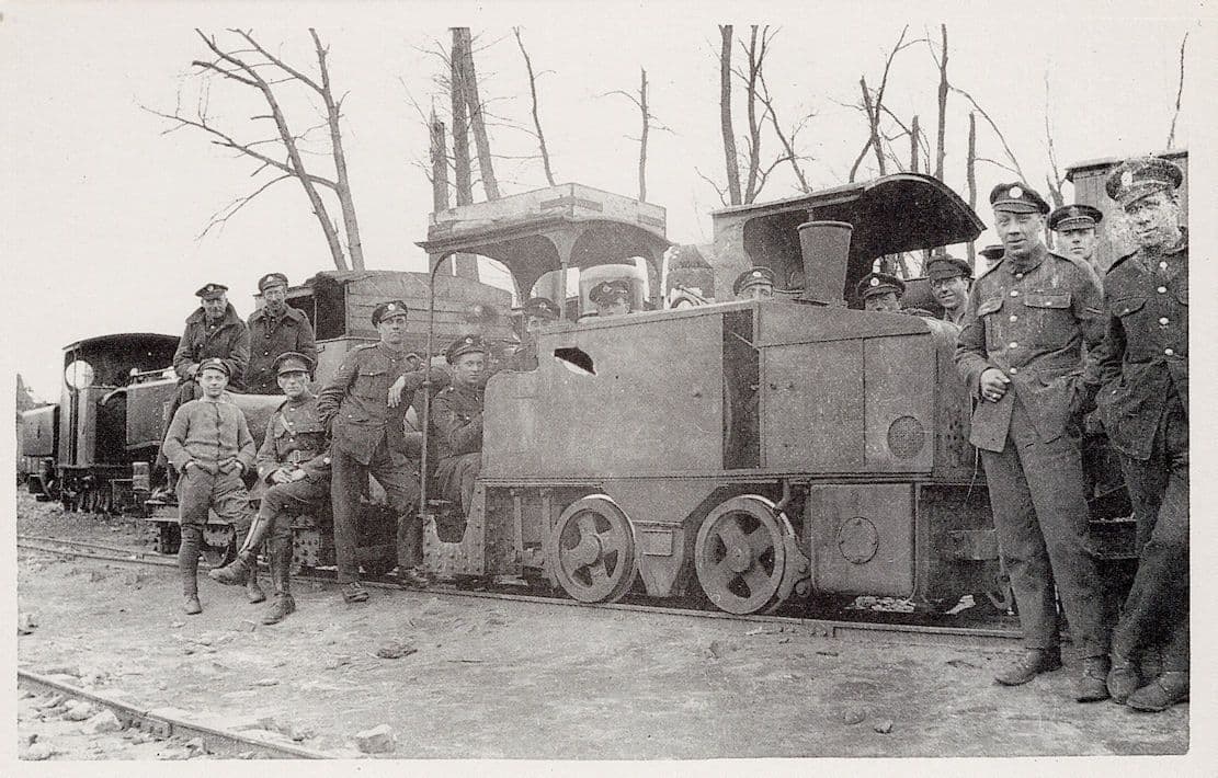 WDLR Ex German Army Deutz 4WP Military Train Postcard