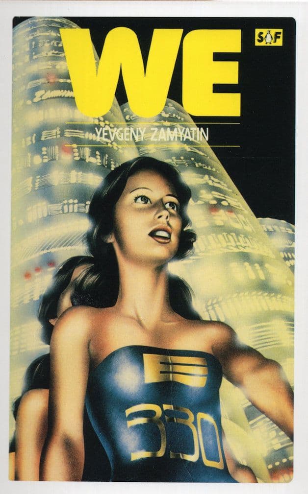 We Yevgeny Zamyatin 1980 Russian Sci Fi Author Book Postcard