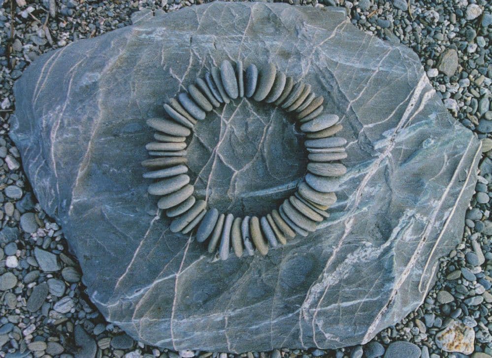 Weathered Old Stones Lake Hawea Otago New Zealand Postcard