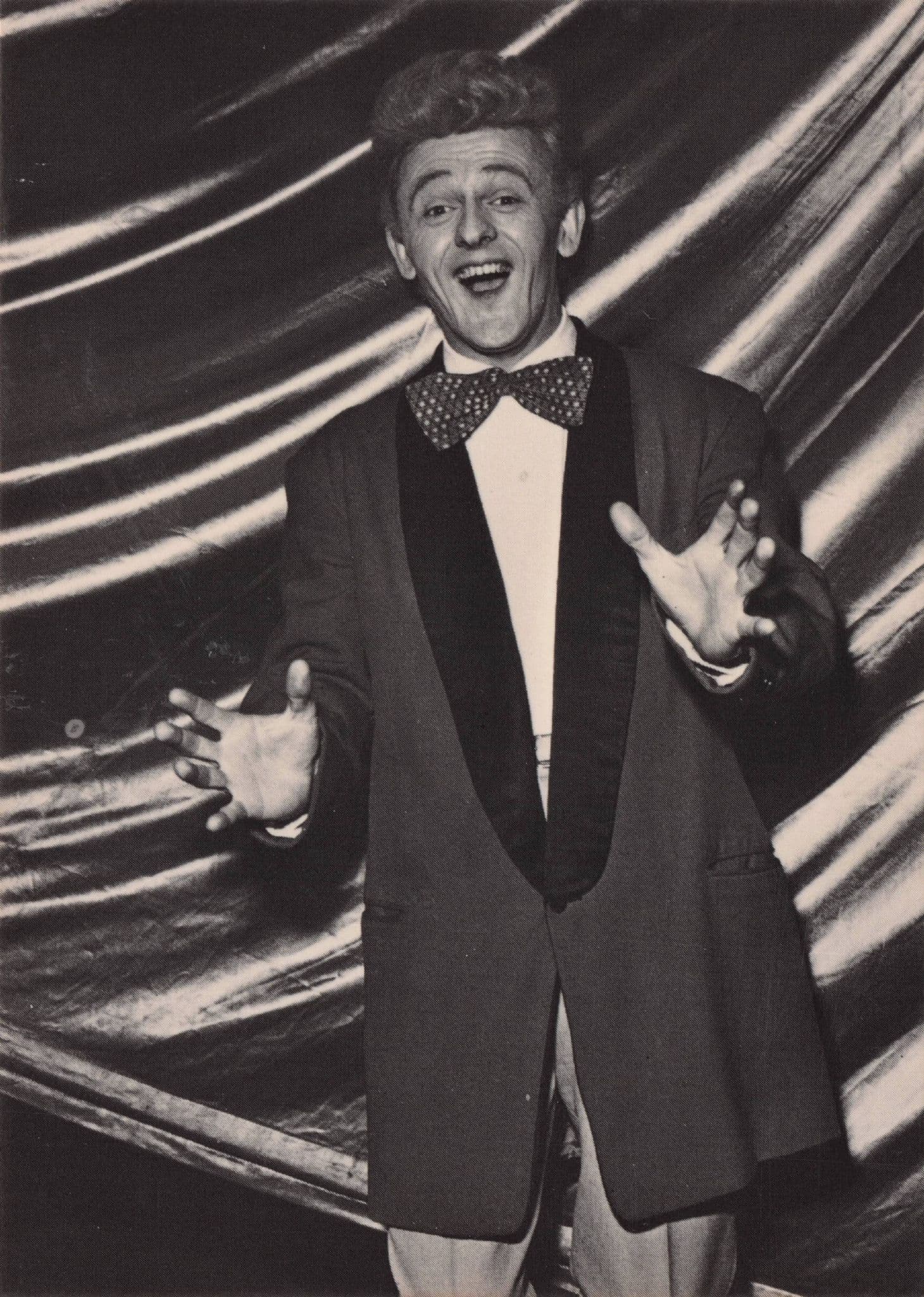 Wee Willie Harris Old Rock'n'Roll Singer Live In Concert Postcard