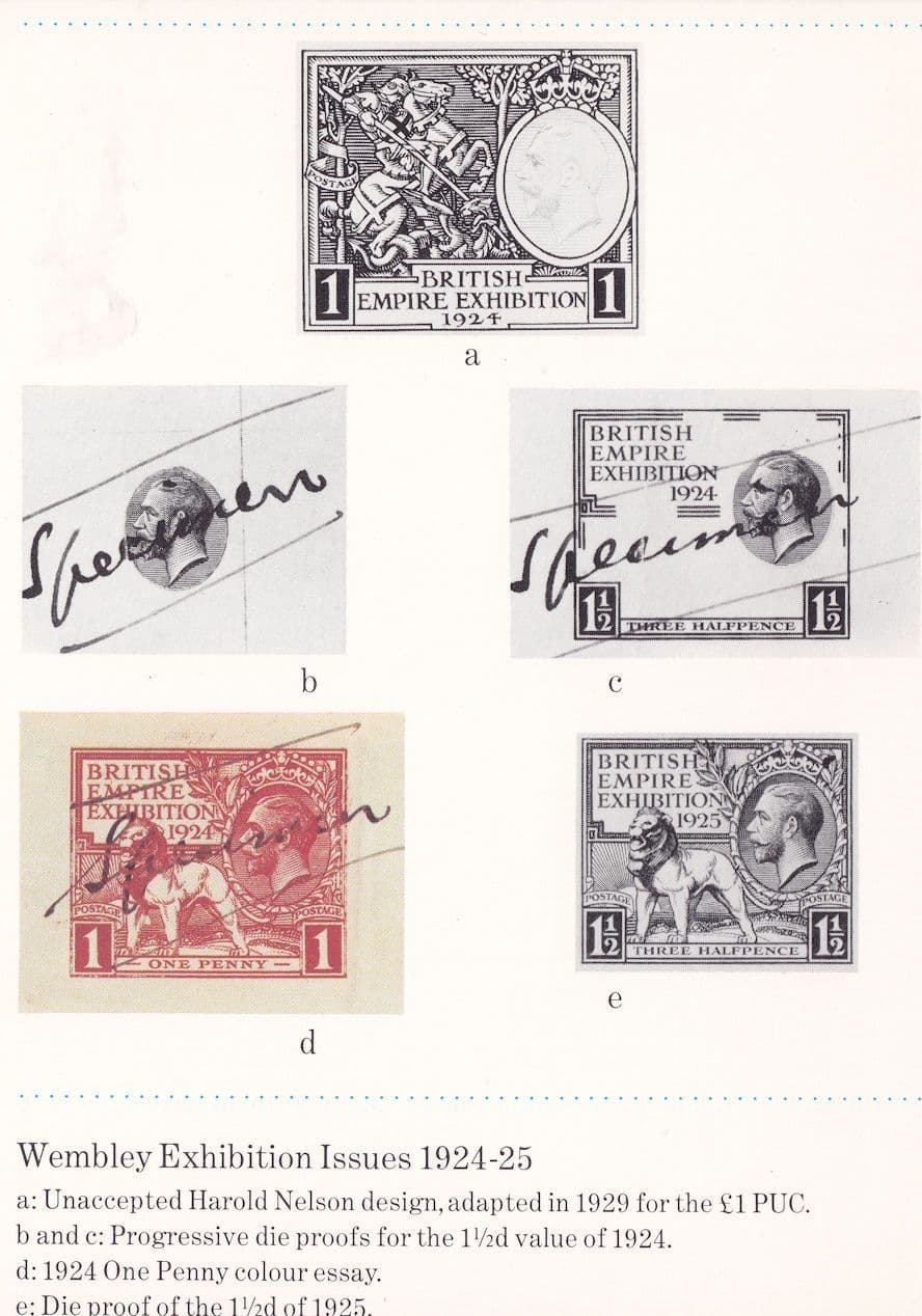 Wembley Exhibition Issues 1924 Royal Mail Stamp Museum Postcard