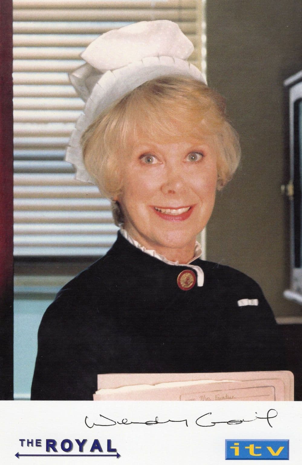 Wendy Craig The Royal Printed Signed Cast Card Photo