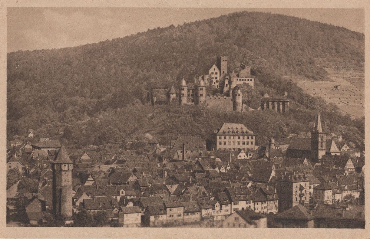 Wertheim Altstadt German Postcard