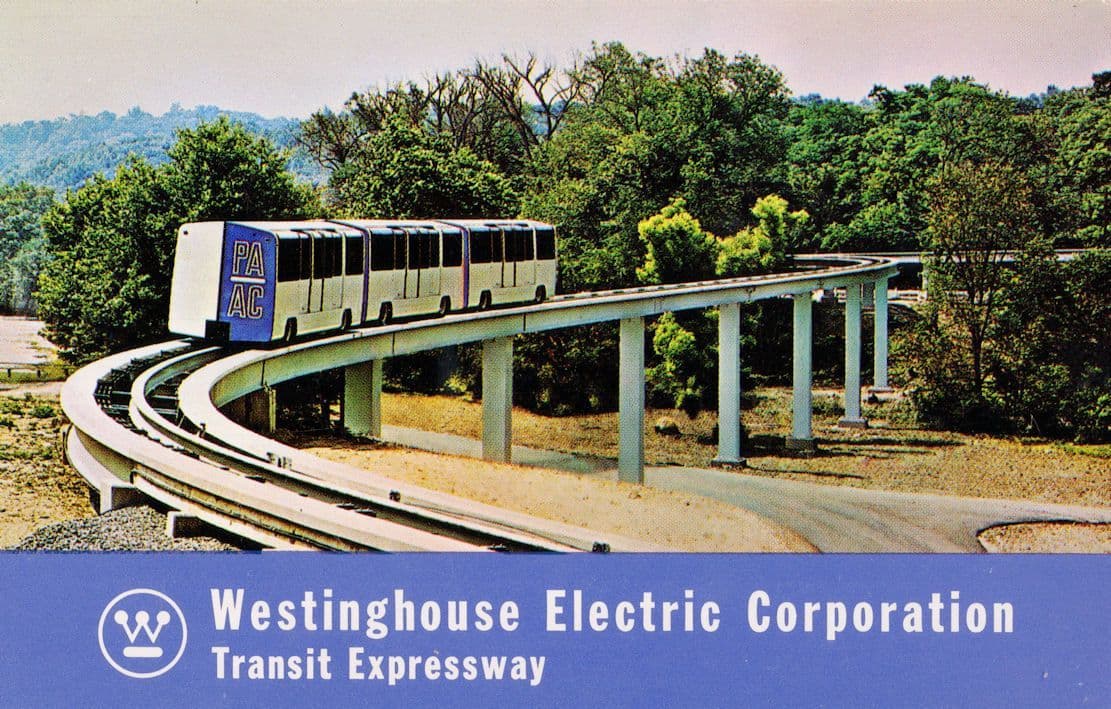 Westinghouse Electric Corporation Transit Expressway Pittsburgh USA Postcard