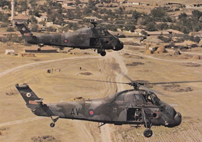 Westland Wessex HC2 Military Plane Aircraft Postcard
