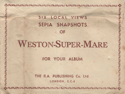 Weston Super Mare 6x Sepia Snapshots Old Photo s