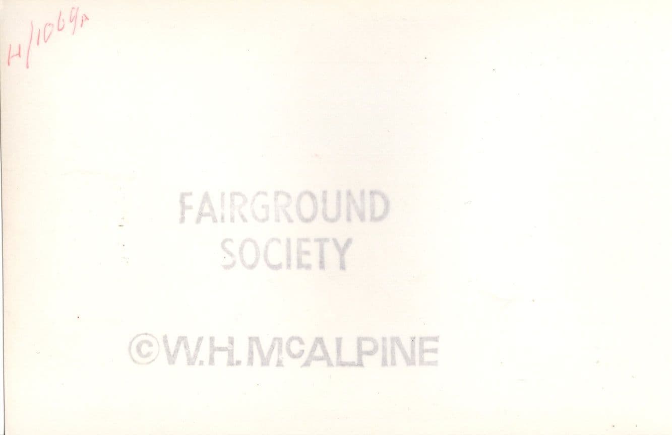 Wheel Of Joy Antique Organ Performers Fairground Society PB Postcard Photo